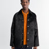 Sunflower - Coach Jacket in Black Cowhide