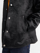 Sunflower - Coach Jacket in Black Cowhide