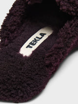 Tekla - Home Slippers in Wine