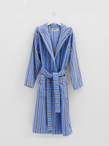 Tekla - Hooded Bathrobe in Bassett Stripes
