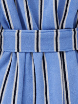 Tekla - Hooded Bathrobe in Bassett Stripes