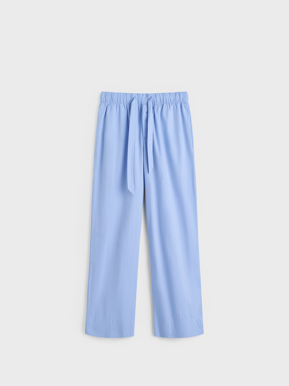 Poplin Pyjamas Bukser i Cornflower Blue