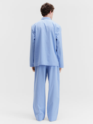 Tekla - Poplin Pyjamas Pants in Cornflower Blue