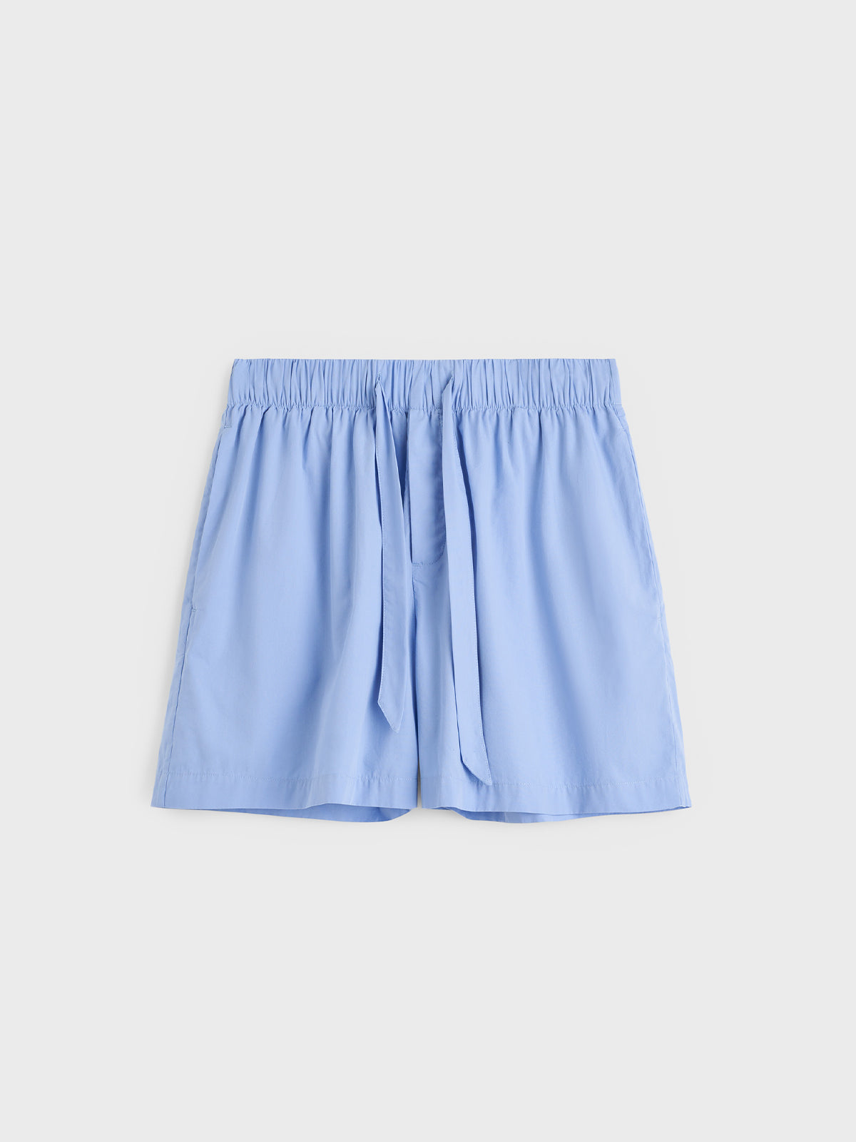 Poplin Pyjamas Shorts in Cornflower Blue