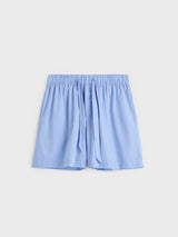 Tekla - Poplin Pyjamas Shorts in Cornflower Blue