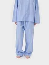 Tekla - Poplin Pyjamas Pants in Bassett Stripes