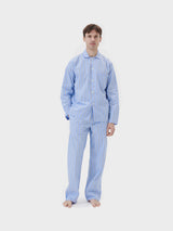 Tekla - Poplin Pyjamas Pants in Bassett Stripes