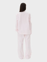 Tekla - Poplin Pyjamas Pants in Hatty Stripes