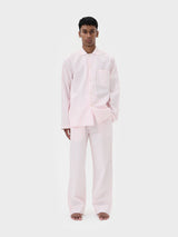 Tekla - Poplin Pyjamas Pants in Hatty Stripes