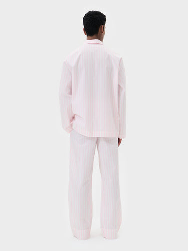 Tekla - Poplin Pyjamas Pants in Hatty Stripes