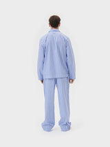Tekla - Poplin Pyjamas Pants in Penny Stripes
