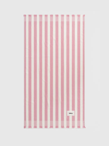 Tekla - Beach Towel in Palma Stripes