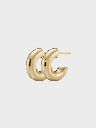 Maria Black - Tempelhofer Hoop Earring with Gold Plating