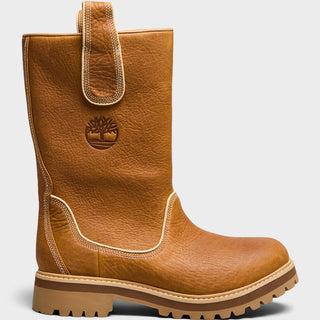 Timberland - Vibram Tall Pull On Waterproof Boots in Wheat Full Grain