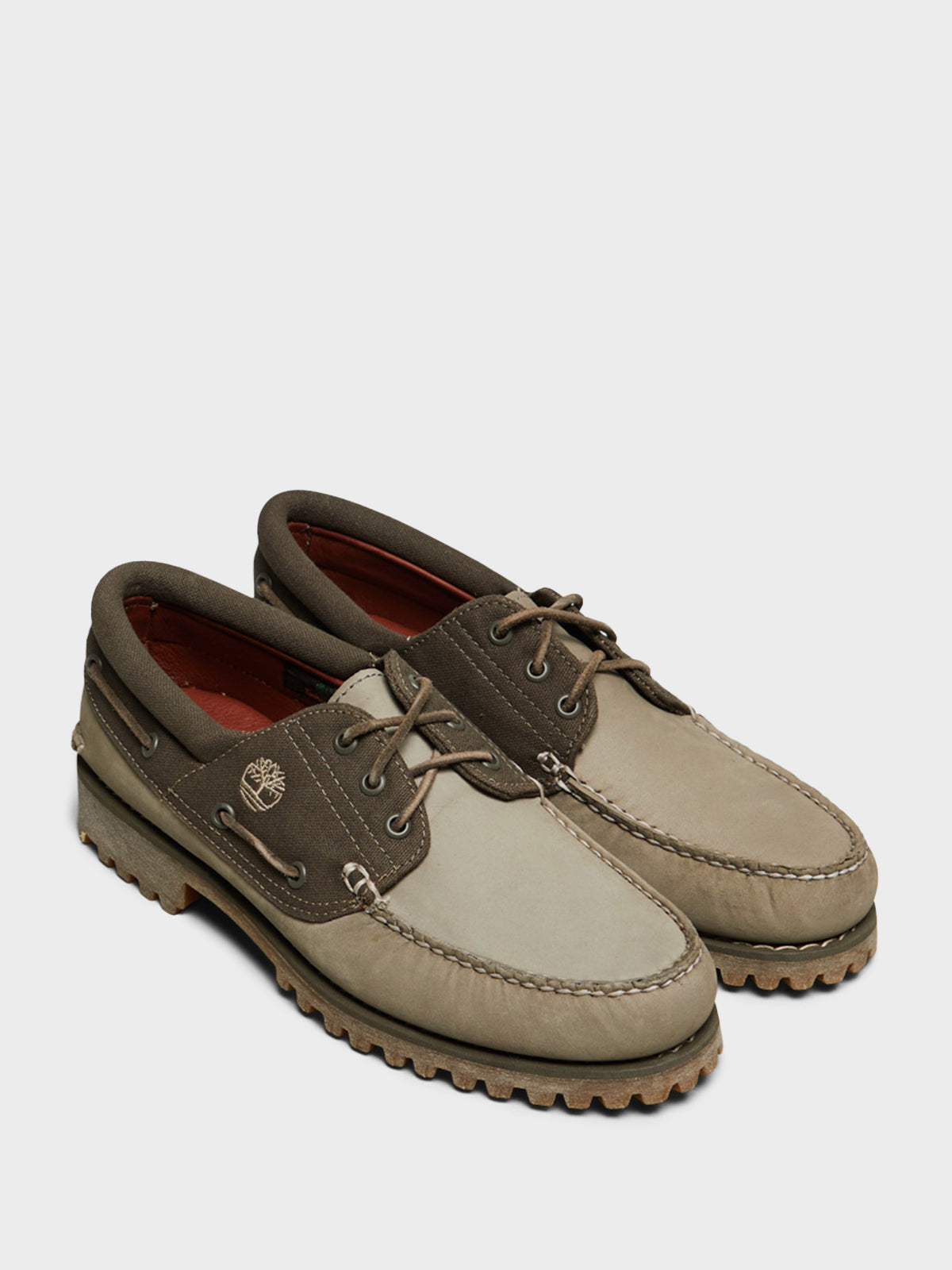 Timberland - Authentic Boat Shoes in Olive Nubuck