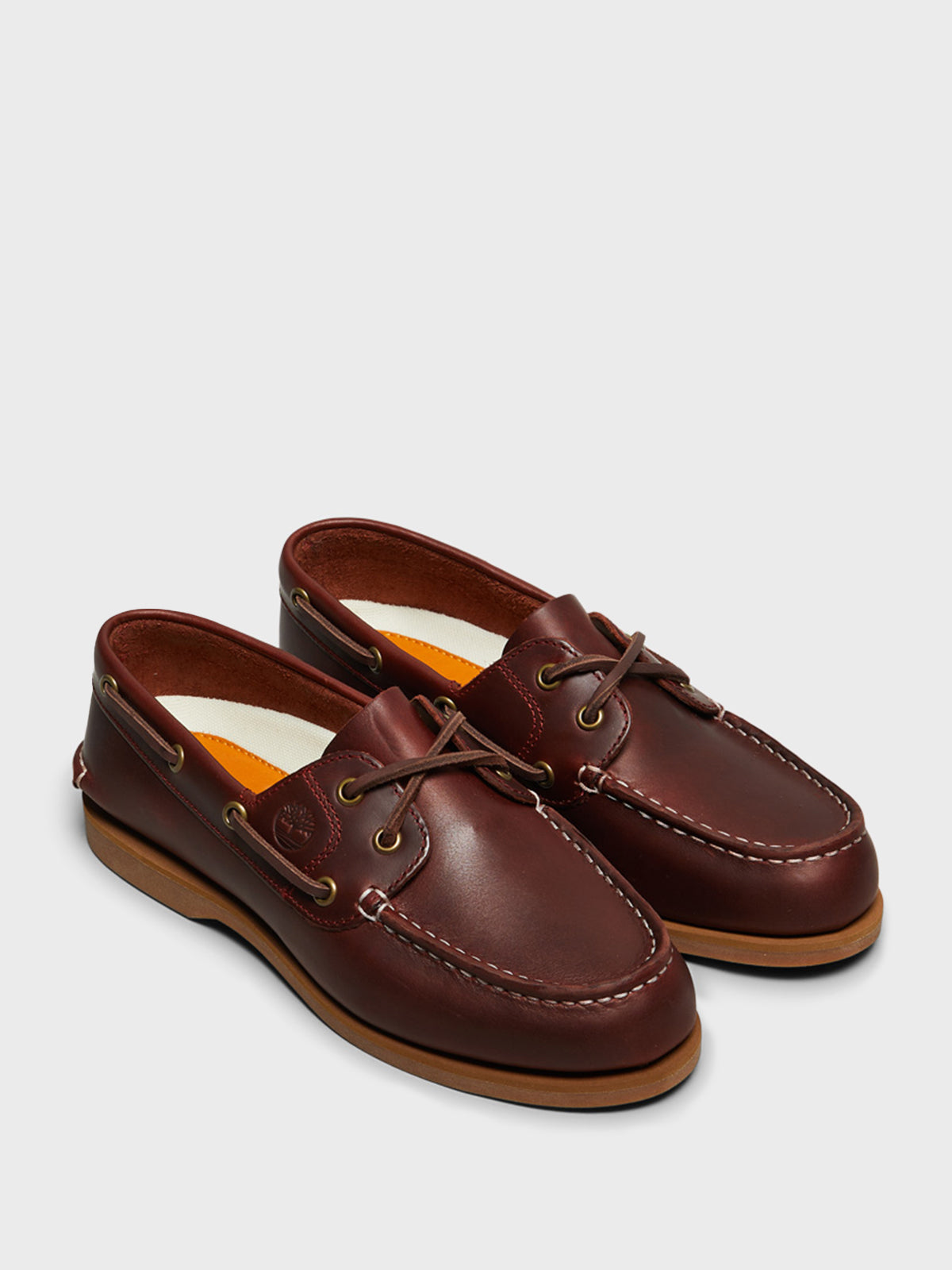 Timberland - Classic Boat Shoe in Burgundy Full Grain