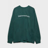 thisisneverthat - T-Logo Longsleeved T-Shirt in Blue Green