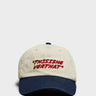 thisisneverthat - Visor Denim Cap in Beige and Indigo