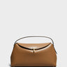 TOTEME - T-Lock Leather Top Handle Bag in Camel
