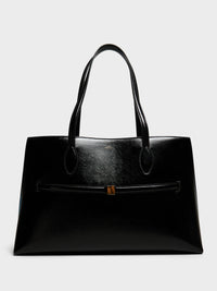 TOTEME - Naplack Lounge Tote Bag in Black