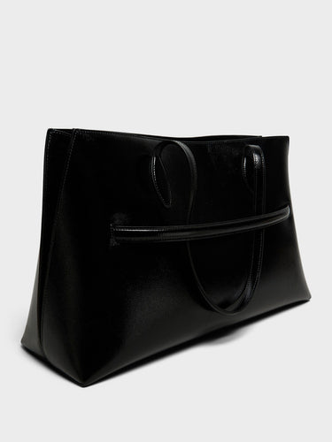 TOTEME - Naplack Lounge Tote Bag in Black