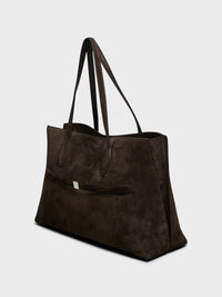 TOTEME - Suede Lounge Tote Bag in Brown