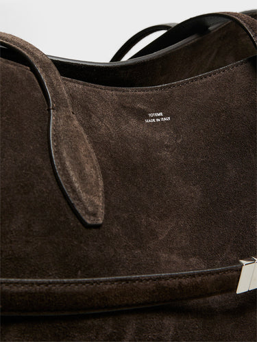 TOTEME - Suede Lounge Tote Bag in Brown
