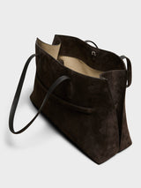 TOTEME - Suede Lounge Tote Bag in Brown