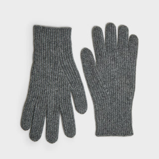 TOTEME - Cashmere Gloves in Charcoal Melange