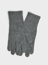 TOTEME - Cashmere Gloves in Charcoal Melange