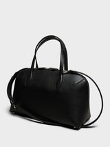 TOTEME - Medium Grained Leather Day Tote Bag in Black