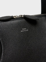 TOTEME - Medium Grained Leather Day Tote Bag in Black
