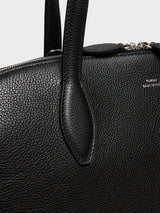 TOTEME - Medium Grained Leather Day Tote Bag in Black