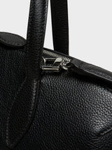 TOTEME - Medium Grained Leather Day Tote Bag in Black