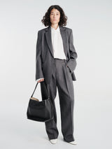TOTEME - Herringbone Blazer in Dark Grey Melange