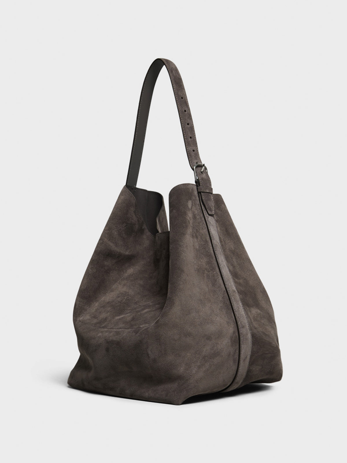 TOTEME - Belted Tote Bag in Granite