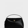 TOTEME - T-Lock Top Handle Bag in Black Pony Hair