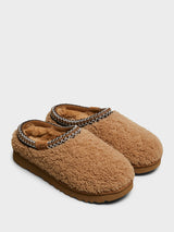 UGG - Tasman Maxi Curly Shoes in Chestnut