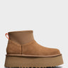 UGG - Classic Mini Dipper Boots in Chestnut