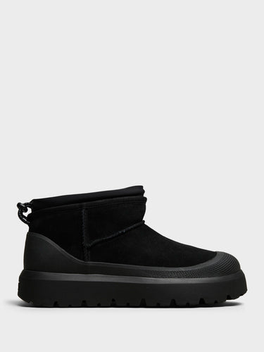 UGG - Men's Classic Ultra Mini Weat Shoes in Black and Black