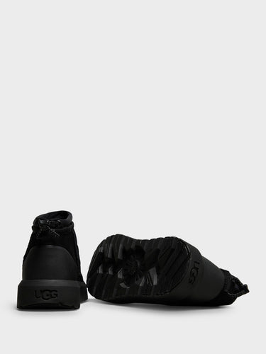 UGG - Men's Classic Ultra Mini Weat Shoes in Black and Black