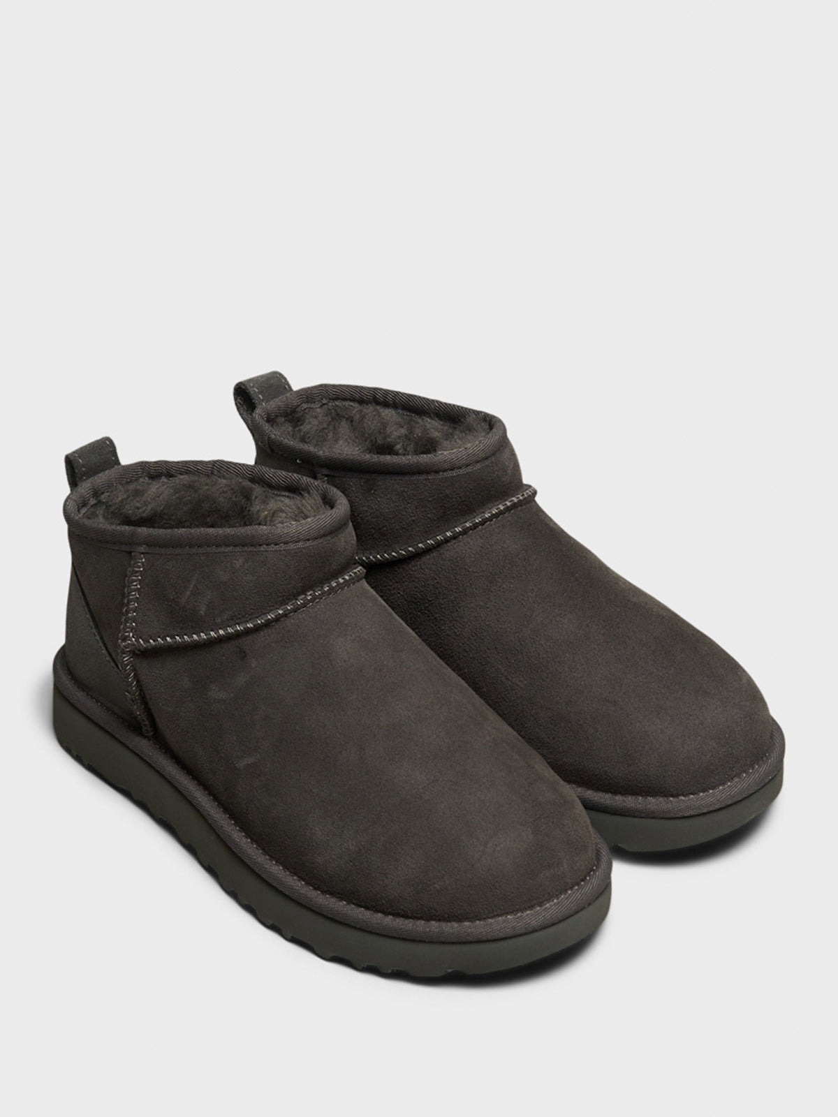 UGG - Classic Ultra Mini Boots in Grey