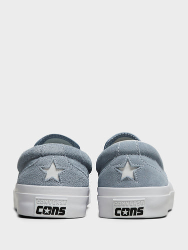 Converse - One Star CC Slip Pro Shoes in Wet Stone and White