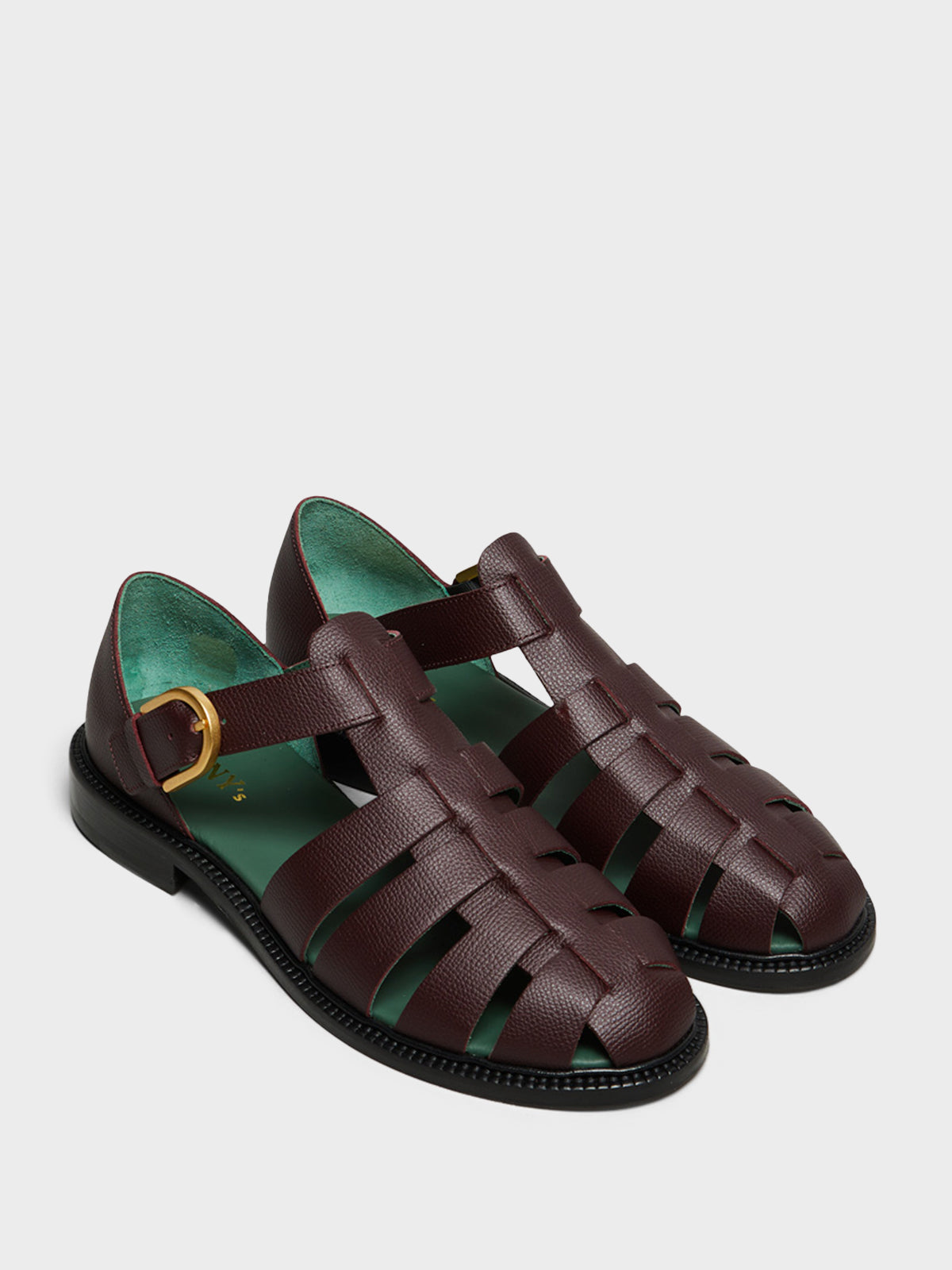 Vinny's - Fisherman Sandal in Burgundy