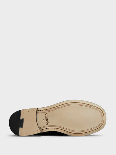 Vinny's - Michel Mocassin Shoes in Black Leather