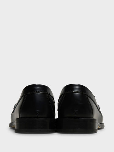 Vinny's - Michel Mocassin Shoes in Black Leather