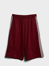 Adidas - Wales Bonner Track Shorts in Collegiate Burgundy