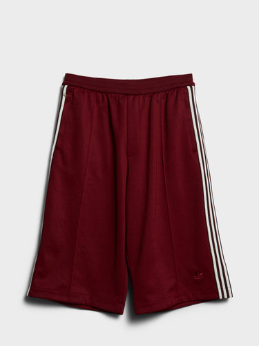 Adidas - Wales Bonner Track Shorts in Collegiate Burgundy