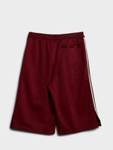 Adidas - Wales Bonner Track Shorts in Collegiate Burgundy