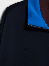 Adidas - adidas Originals x Wales Bonner Pique Track Top in Night Navy